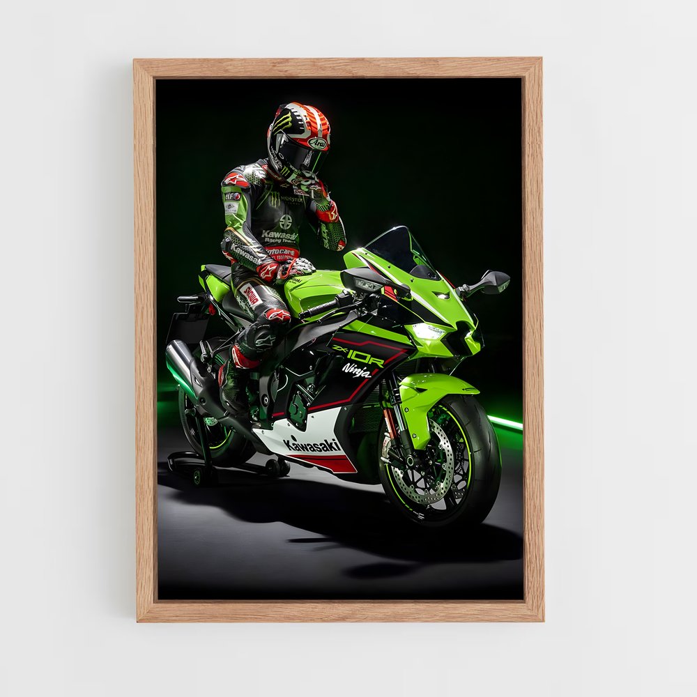 Poster captivant Ninja zx-rr (vue 4)